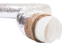 AFS SONOAFS.NONWOVEN Ø457mm Ses ve Isı İzoleli Alüminyum Flexible Hava Kanalı (10metre fiyatıdır.)