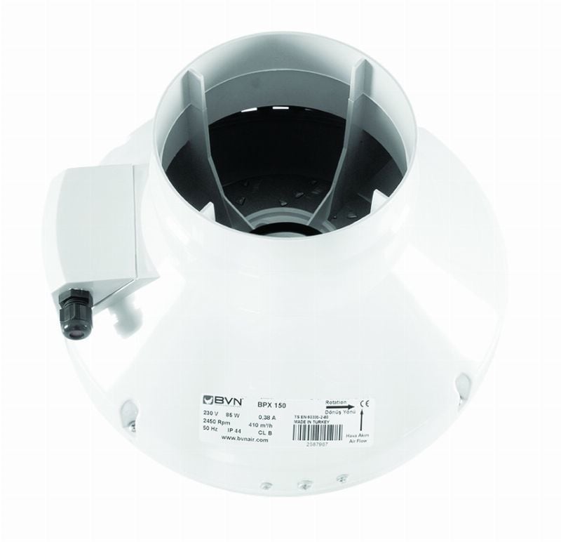 Bahçıvan BPX 150 Plastik Kanal Fanı
