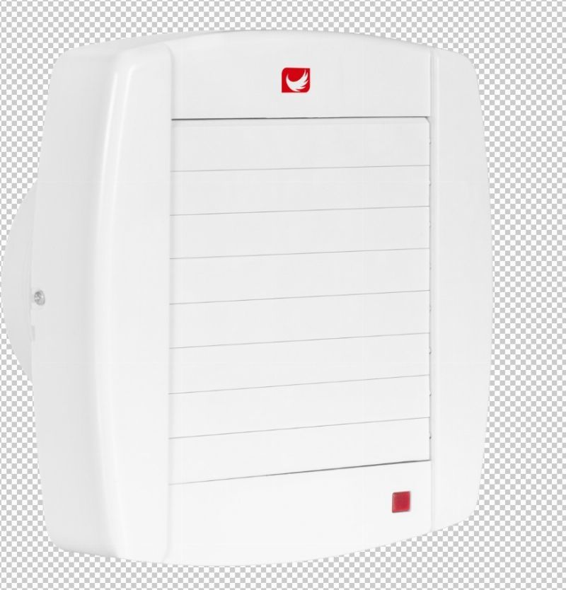 Bahçıvan EC Plastik Banyo & Tuvalet Aspiratörü Otomatik Panjurlu