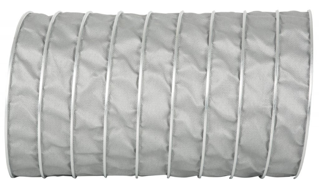 CLIP SIMFLEKS-PU 450 Mikron Ø800mm Endüstriyel Takviyeli Poliüretan Flexible Hava Kanalı (1metre fiyatıdır.)