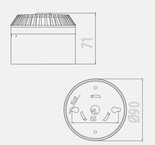 Mucco Yangın İhbar Sireni Ledli 220V / 24V SNT-SLF90-22