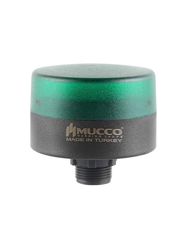 Mucco SNT-MS725-SB Somun Sabit-Buzzer Ledli Mini Tepe Lambası 40-260V Yeşil