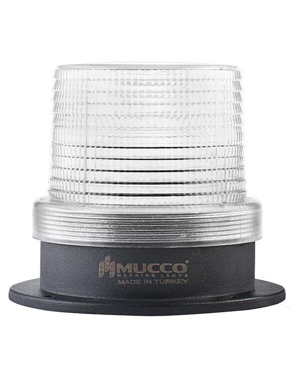 Mucco 90 Serisi 5 Mod Power LED Buzzerlı Tepe Lambası 85-260V AC - DC - Beyaz