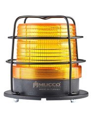 Mucco 90 Serisi 5 Mod Buzzer-Kafesli Power LED Tepe Lambası 85-260V AC - DC - Sarı