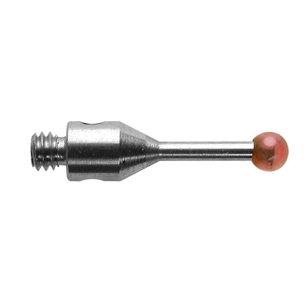 RENISHAW M2 Ø2 mm Yakut bilye, Paslanmaz Çelik Gövde, L 10/20 mm Prob 10 Ø(mm)