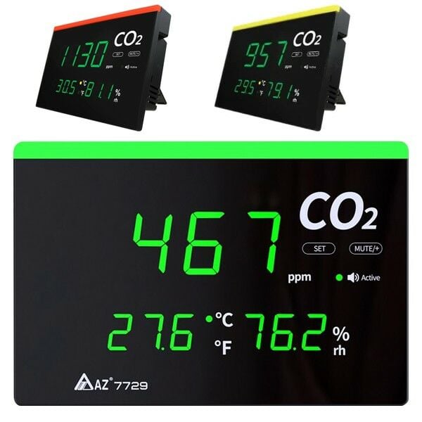 AZ7729 Işıklı Display Ortam Hava Kalitesi Ölçer