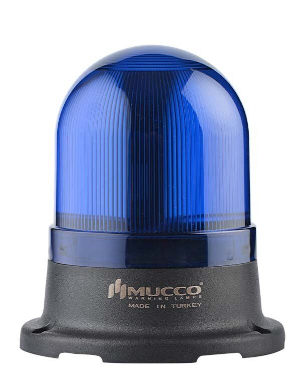 Mucco 100 Serisi 5 Mod SMD LED Tepe Lambası 85-260V AC - DC - Mavi