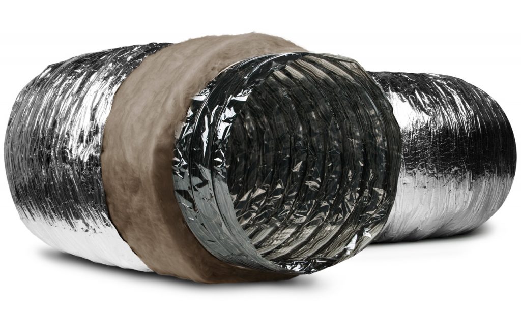AFS ISOAFS-POLY (ISI İZOLELİ) Ø102mm Polyester Flexible Hava Kanalı (7,6mt fiyatıdır.)