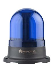 Mucco 100 Serisi 5 Mod SMD LED Buzzerlı Tepe Lambası 12-24V AC - DC - Mavi