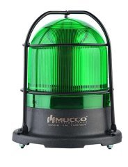 Mucco 100 Serisi 5 Mod Kafesli SMD LED Tepe Lambası 12-24V AC - DC - Yeşil