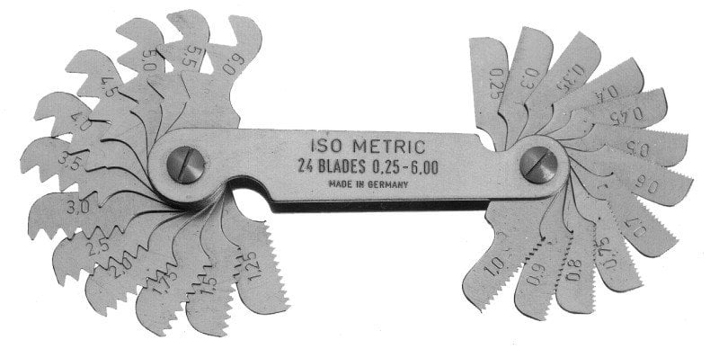 BİLMAKSAN 5169108 DİŞ TARAĞI (Boyutlar 0,25-6,00 mm/ Yaprak adedi 52)