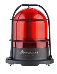 Mucco 100 Serisi 5 Mod Buzzer-Kafesli Power LED Tepe Lambası 12-24V AC - DC - Kırmızı