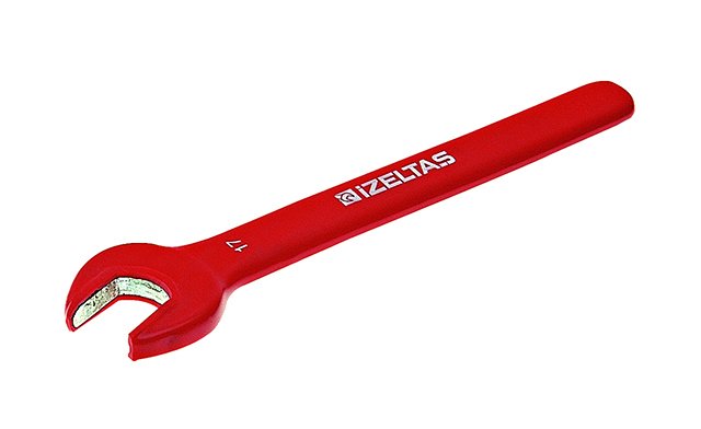 Süper izole çatal bir ağız anahtar 12 mm