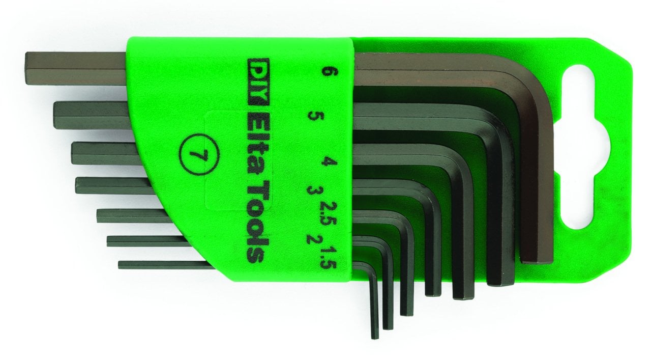 Elta allen anahtar takımı altı köşe 9 parça