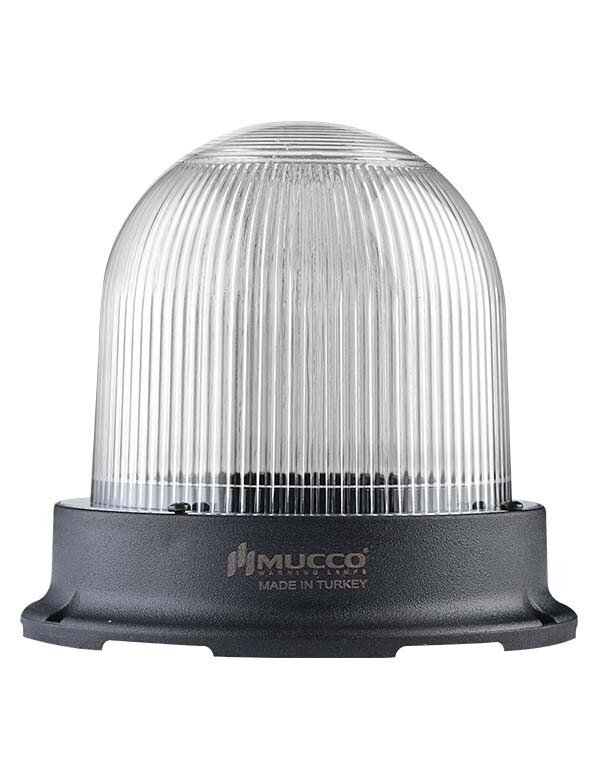 Mucco 125 Serisi 5 Mod Power LED Buzzerlı Tepe Lambası 85-260V AC - DC - Beyaz