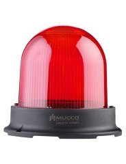 Mucco 125 Serisi 5 Mod Power LED Buzzerlı Tepe Lambası 85-260V AC - DC - Kırmızı