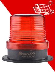 Mucco 90 mm Güneş Enerjili Tepe Lambası SNT-915-SL Kırmızı