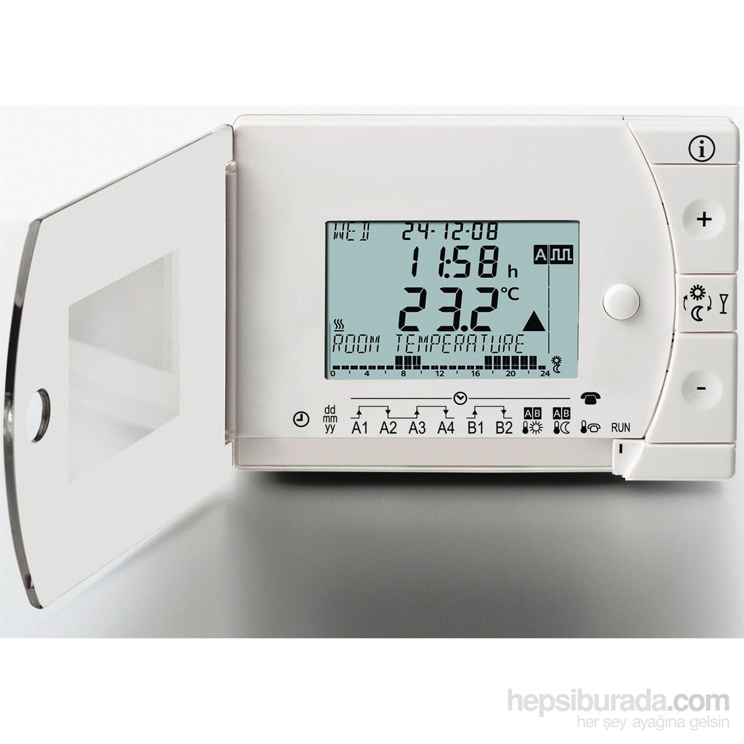 Dijital Oda Termostatları (5-35 Derece),LCD Ekranlı REV24