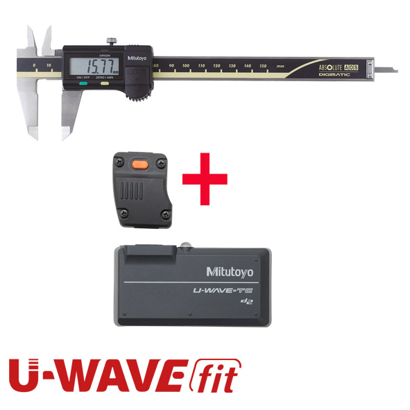 Mitutoyo PROMO005 Dijital ABS AOS Kumpas 150 mm U-WAVE-TC dahil Bağlantı Ünitesi