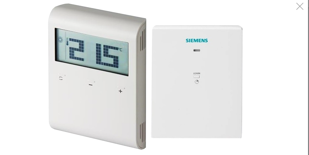 Kablosuz Dijital Oda Termostatları (5-35 Derece), LCD Ekranlı RDE100.1RF/SET