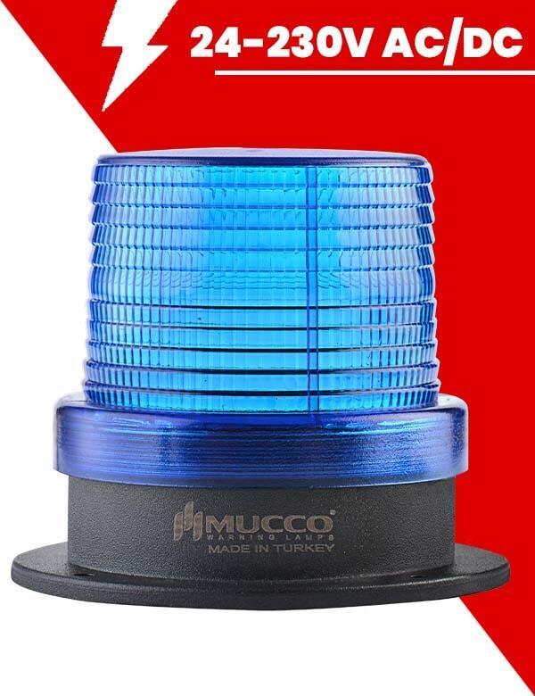 Mucco Çakar Işıklı Maxi-Volt Tepe Lambası SNT-912 125 Ø(mm) - Mavi