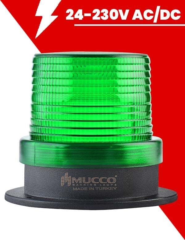 Mucco Kafesli-Çakar Işıklı Maxi-Volt Tepe Lambası SNT-912-KFS 100 Ø(mm) - Yeşil