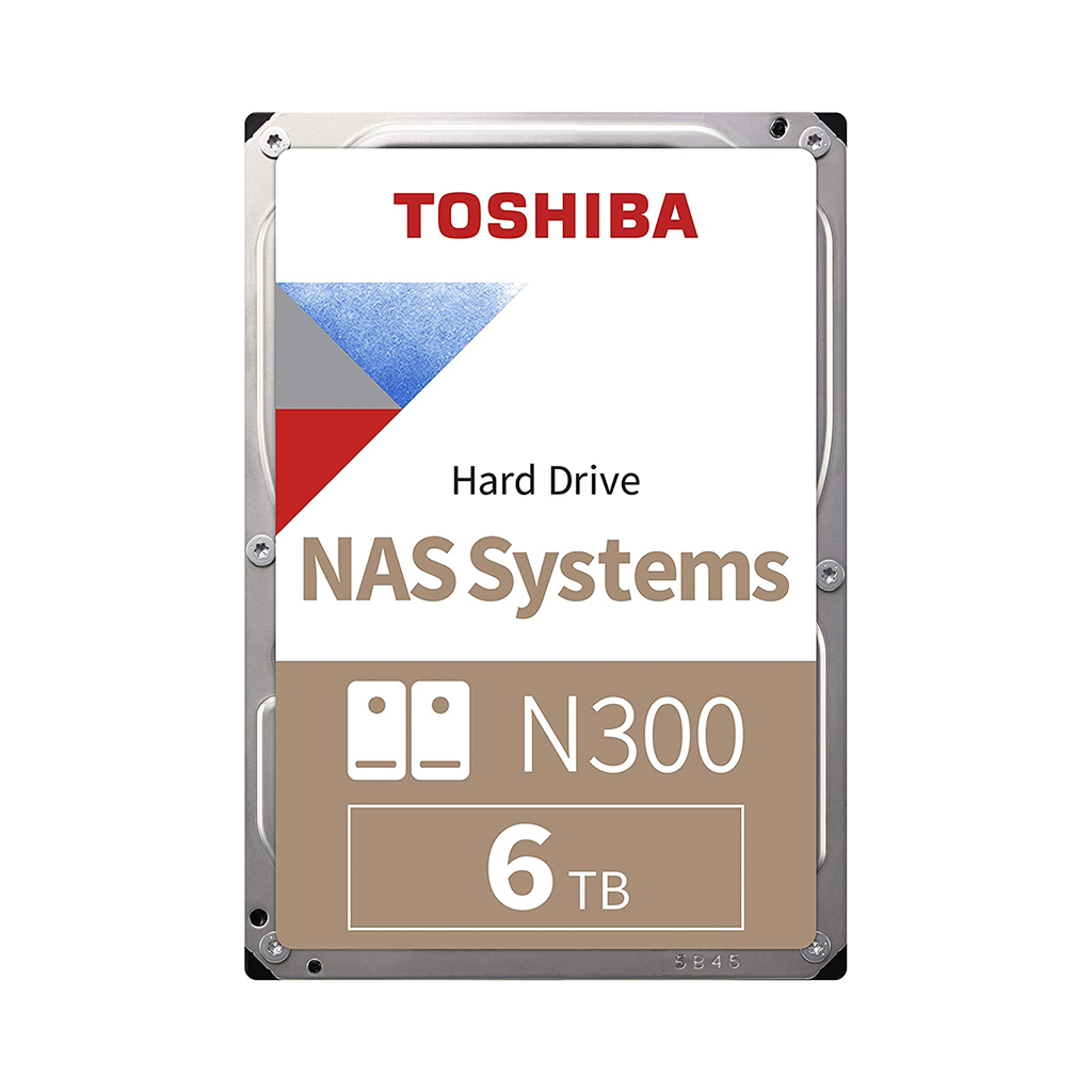 Toshiba N300 Serisi NAS Diski 6TB (128MB)