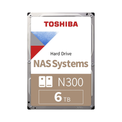 Toshiba N300 Serisi NAS Diski 6TB (128MB)