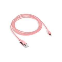 2DK16 ttec AlumiCable iPh. Şarj Kablosu Roze Altın