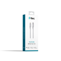 2DK41 ttec AlumiCable Type-c - Lightning Hızlı Şarj Kablosu 150cm Gümüş