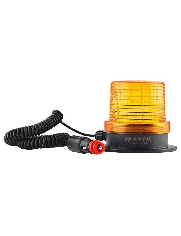 Mucco Mıknatıslı Çakmak Fişli Çakar Buzzer Tepe Lambası SNT-F915-B 12-24V AC/DC Sarı