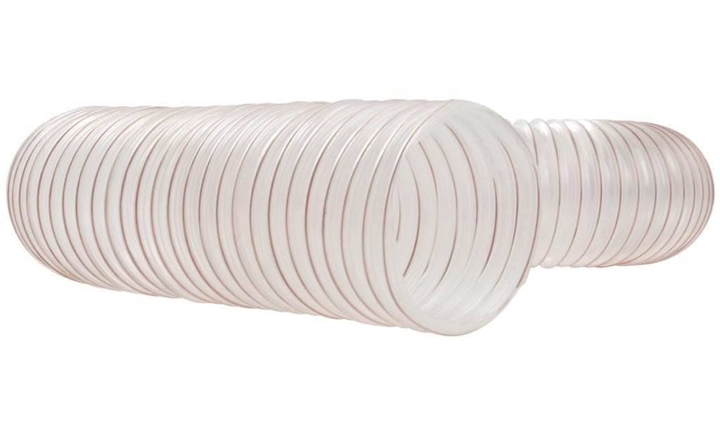 SIMFLEKSTPU (ANTİSTATİK) Ø120mm Endüstriyel Poliüretan Hortum  (10 metre fiyatıdır.) (0,5 mm)