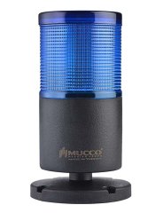 Mucco 1 Katlı Flaşör - Buzzer Işık Kolon Işık 220V AC SNT-7012-FB1 Mavi