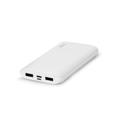 2BB163S ttec PowerSlim Duo 10.000mAh Taşınabilir Şarj Aleti / Powerbank Siyah Beyaz