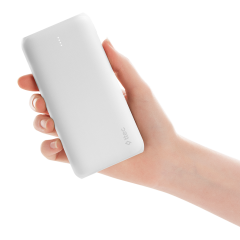 2BB163S ttec PowerSlim Duo 10.000mAh Taşınabilir Şarj Aleti / Powerbank Siyah Beyaz