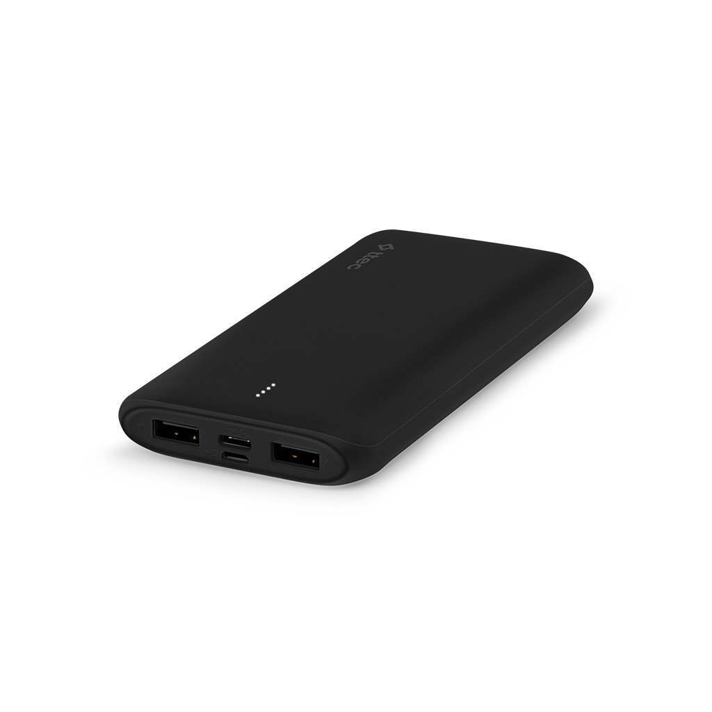 2BB163S ttec PowerSlim Duo 10.000mAh Taşınabilir Şarj Aleti / Powerbank Siyah Siyah
