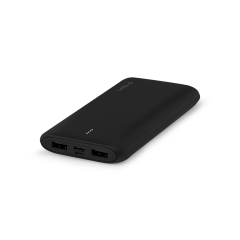 2BB163S ttec PowerSlim Duo 10.000mAh Taşınabilir Şarj Aleti / Powerbank Siyah Siyah