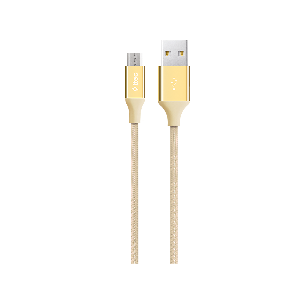 2DK11 ttec AlumiCable Micro USB Şarj Kablosu Altın
