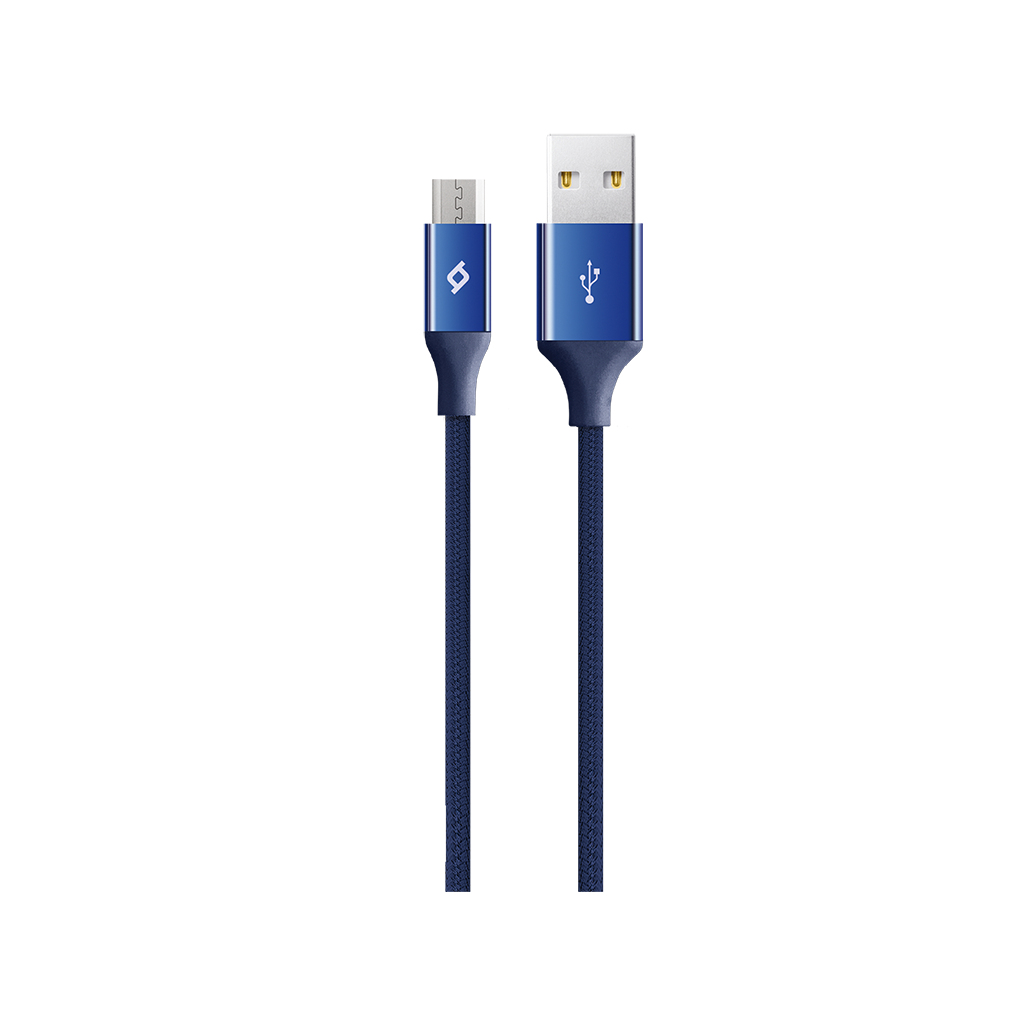 2DK11 ttec AlumiCable Micro USB Şarj Kablosu Lacivert