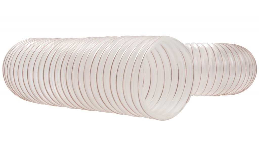 SIMFLEKSTPU (ANTİSTATİK) Ø130mm Endüstriyel Poliüretan Hortum (10 metre fiyatıdır.) (0,5 mm)