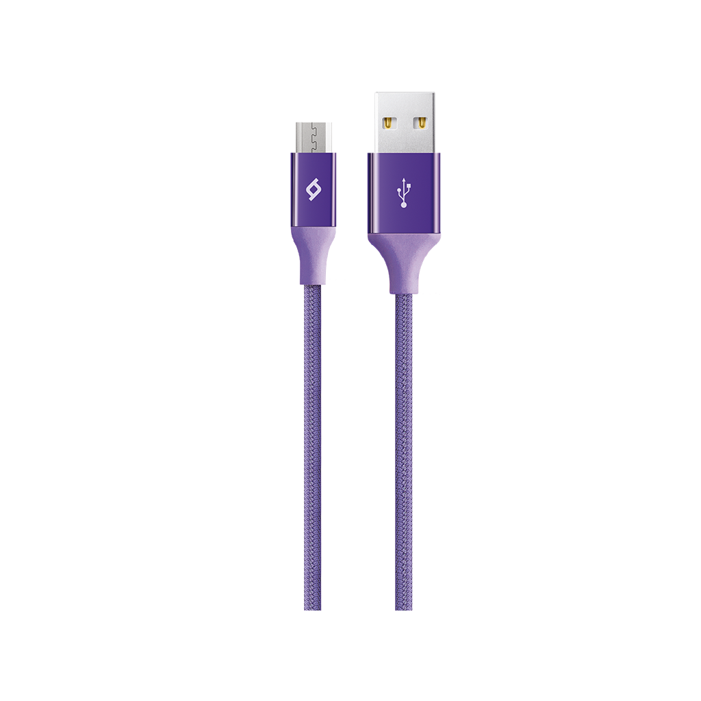 2DK11 ttec AlumiCable Micro USB Şarj Kablosu Mor