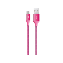 2DK11 ttec AlumiCable Micro USB Şarj Kablosu Pembe