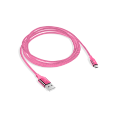 2DK11 ttec AlumiCable Micro USB Şarj Kablosu Pembe