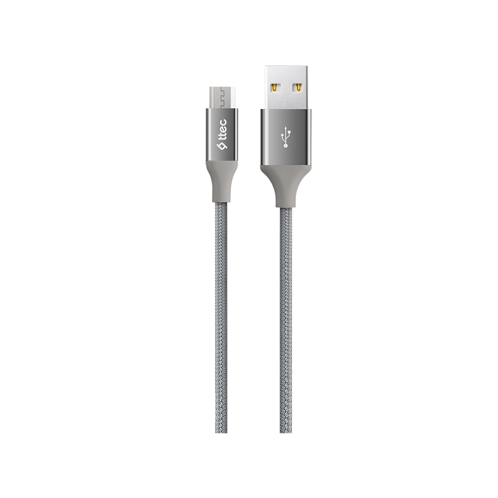 2DK11 ttec AlumiCable Micro USB Şarj Kablosu Uzay Grisi