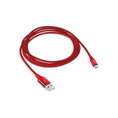 2DK18 ttec AlumiCable Type-C Şarj Kablosu Kırmızı