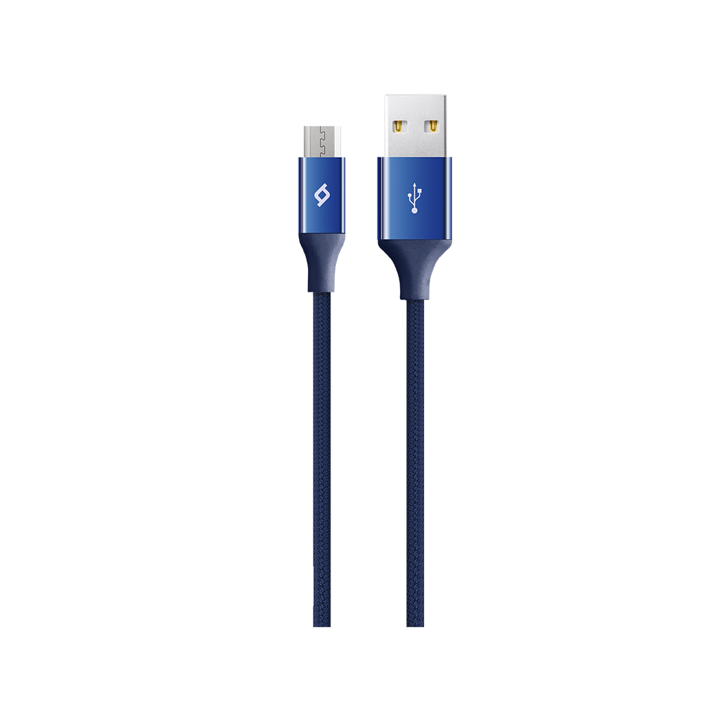 2DK18 ttec AlumiCable Type-C Şarj Kablosu Lacivert
