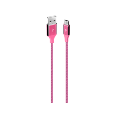 2DK18 ttec AlumiCable Type-C Şarj Kablosu Pembe