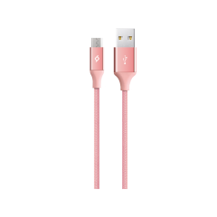 2DK18 ttec AlumiCable Type-C Şarj Kablosu Roze Altın
