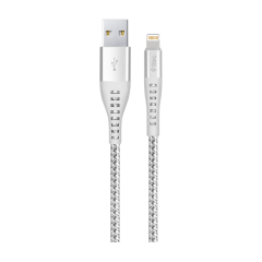 2DKX01L ttec ExtremeCable Ekstra Dayanıklı iPh. Şarj Kablosu 150cm Gümüş