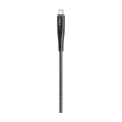 2DKX01L ttec ExtremeCable Ekstra Dayanıklı iPh. Şarj Kablosu 150cm Siyah
